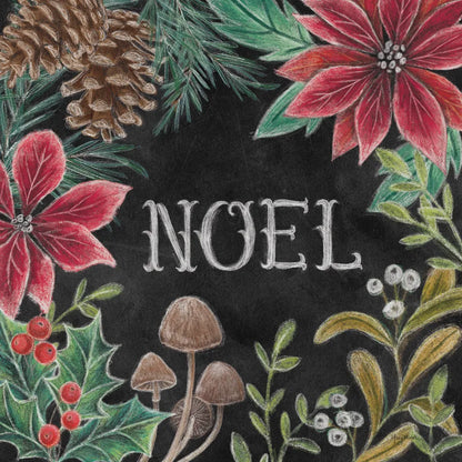 Christmas Chalk I by Mary Urban. SKU 71845a. Archival Giclee Fine art print for wall decor.