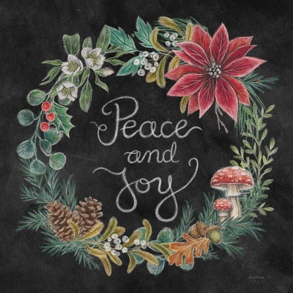 Christmas Chalk IV by Mary Urban. SKU 71848a. Archival Giclee Fine art print for wall decor.