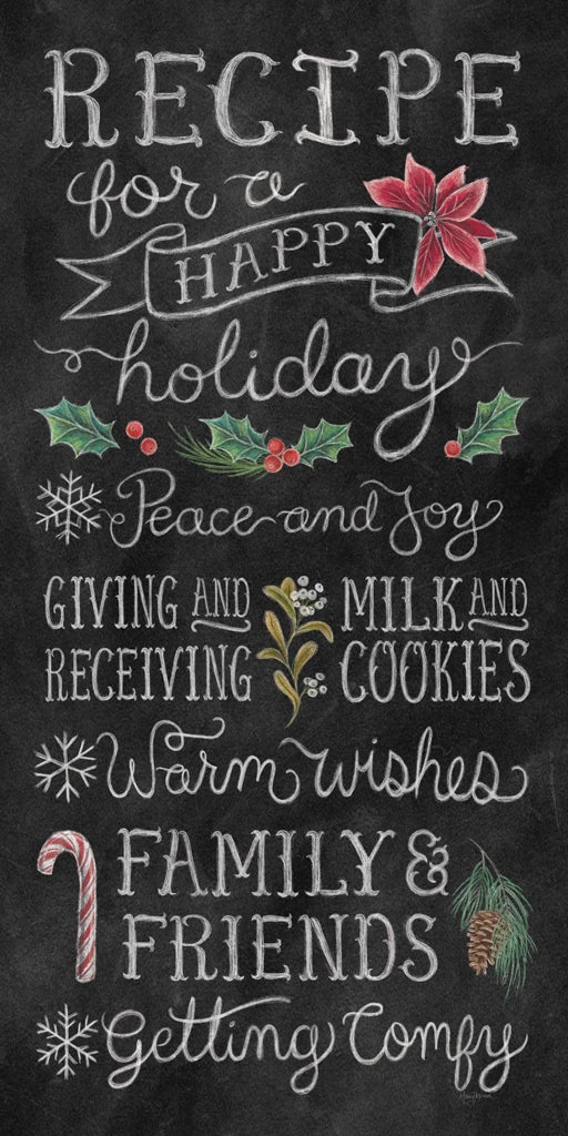Christmas Chalk IX by Mary Urban