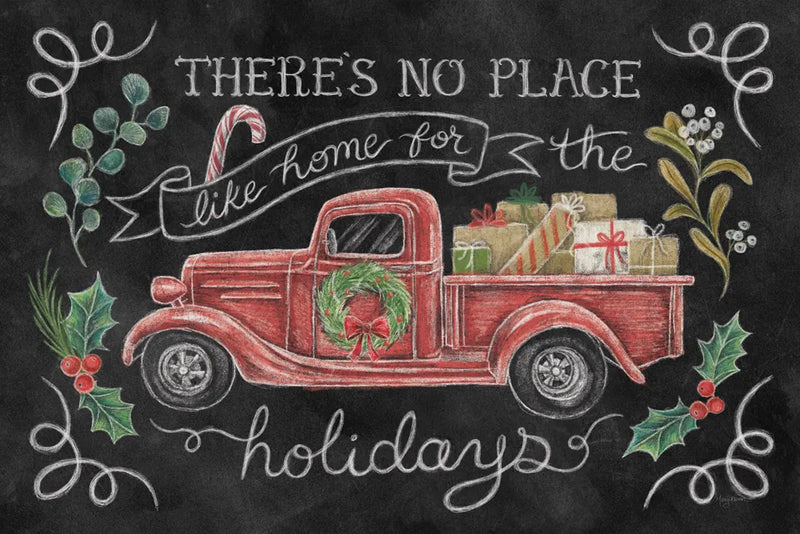 Christmas Chalk VI by Mary Urban. SKU 71850i. Archival Giclee Fine art print for wall decor.