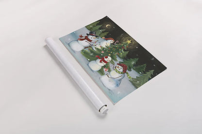 Christmas on Wheels V by Mary Urban. shown as a rolled paper print. Available as archival giclee rolled canvas, fine art paper, or poster print. SKU 54716i.