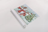 Classic Snowmen I by Mary Urban. shown as a rolled paper print. Available as archival giclee rolled canvas, fine art paper, or poster print. SKU 47162i.