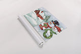 Classic Snowmen II by Mary Urban. shown as a rolled paper print. Available as archival giclee rolled canvas, fine art paper, or poster print. SKU 47163i.