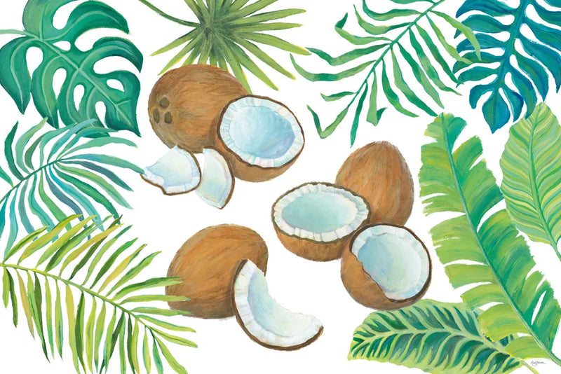 Coconut Palm by Mary Urban. SKU 31507i. Archival Giclee Fine art print for wall decor.