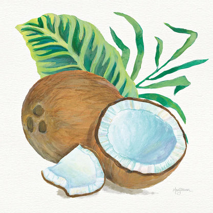 Coconut Palm II by Mary Urban. SKU 31637a. Archival Giclee Fine art print for wall decor.