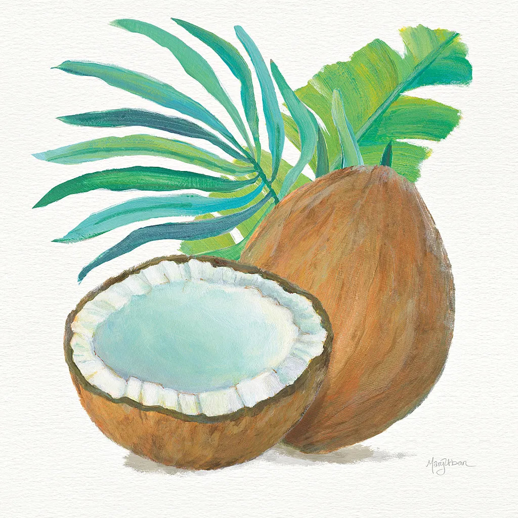 Coconut Palm III by Mary Urban. SKU 31638a. Archival Giclee Fine art print for wall decor.