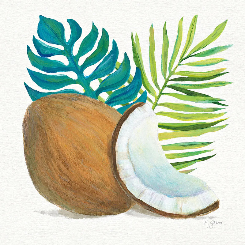 Coconut Palm IV by Mary Urban. SKU 31639a. Archival Giclee Fine art print for wall decor.