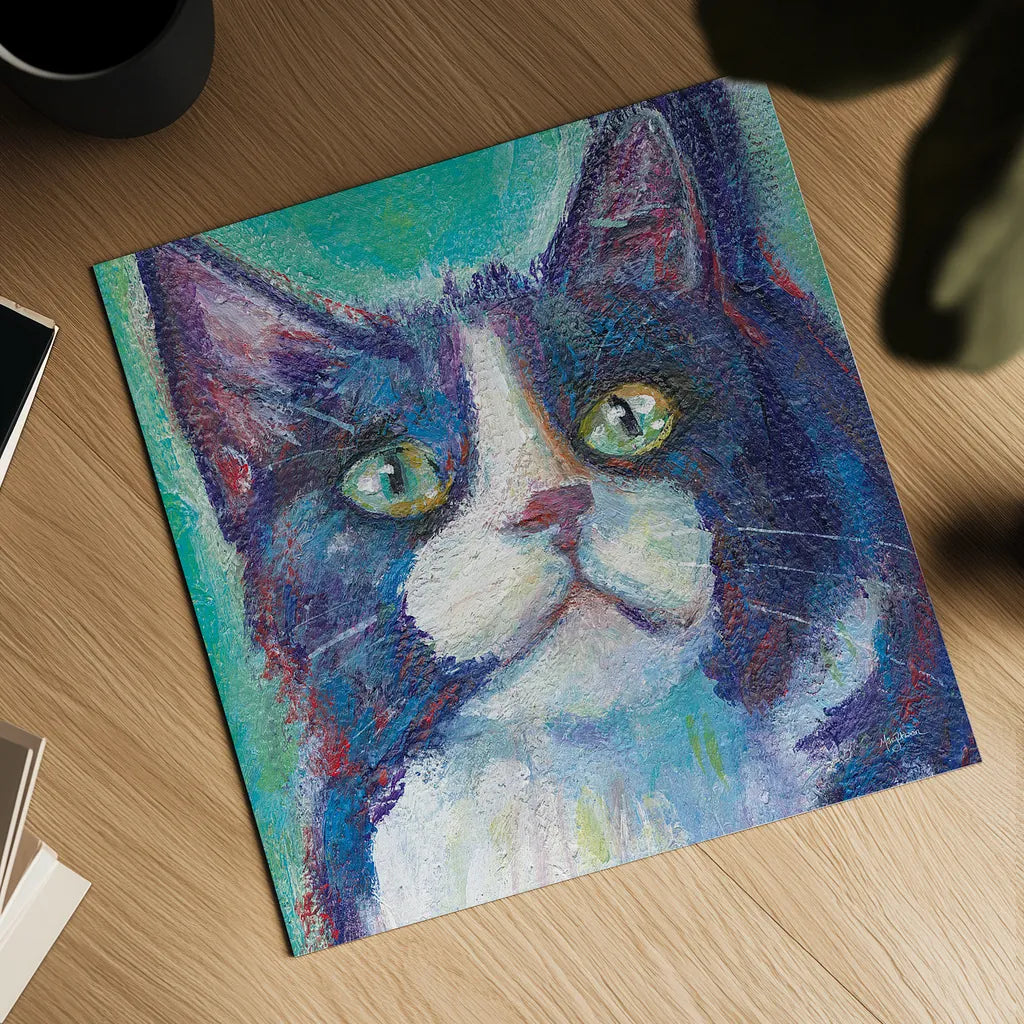 Cookie Bean Crop by Mary Urban. Shown as a detailed flat fine art print, highlighting archival giclee quality. Available as an archival giclee rolled canvas, fine art paper, or poster print. SKU 27189a.