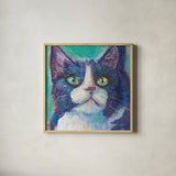 Cookie Bean Crop by Mary Urban. Shown in a natural wood glass frame for a timeless modern aesthetic. Available as an archival giclee rolled canvas, fine art paper, or poster print. SKU 27189a.