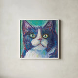 Cookie Bean Crop by Mary Urban. Shown in a crisp white glass frame for a clean and minimalist style. Available as an archival giclee rolled canvas, fine art paper, or poster print. SKU 27189a.