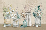 Cotton Bouquet I by Mary Urban. SKU 62164i. Archival Giclee Fine art print for wall decor.