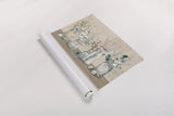 Cotton Bouquet I by Mary Urban. shown as a rolled paper print. Available as archival giclee rolled canvas, fine art paper, or poster print. SKU 62164i.