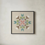 Cotton Bouquet VII by Mary Urban. Shown in a sleek black glass frame for a contemporary gallery look. Available as an archival giclee rolled canvas, fine art paper, or poster print. SKU 62170a.