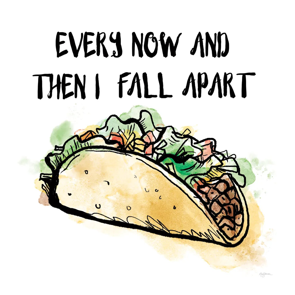 Every Now and Then I Fall Apart by Mary Urban. SKU 73580a. Archival Giclee Fine art print for wall decor.