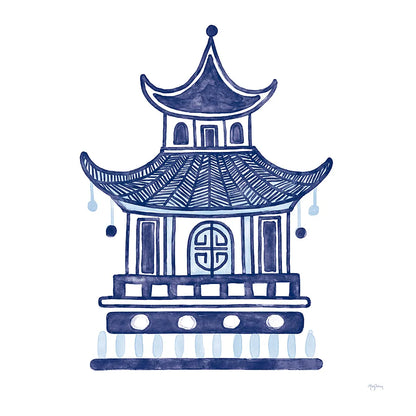 Everyday Chinoiserie II by Mary Urban. SKU 46780a. Archival Giclee Fine art print for wall decor.