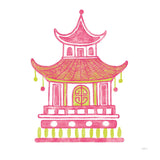Everyday Chinoiserie II Pink by Mary Urban. SKU 55560a. Archival Giclee Fine art print for wall decor.