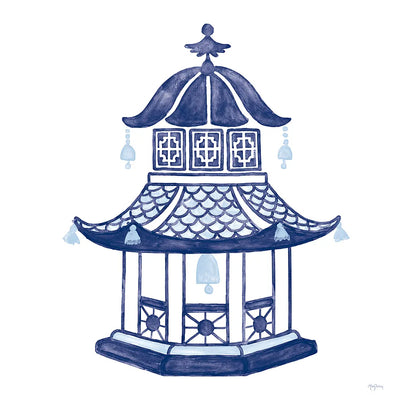 Everyday Chinoiserie III by Mary Urban. SKU 46781a. Archival Giclee Fine art print for wall decor.