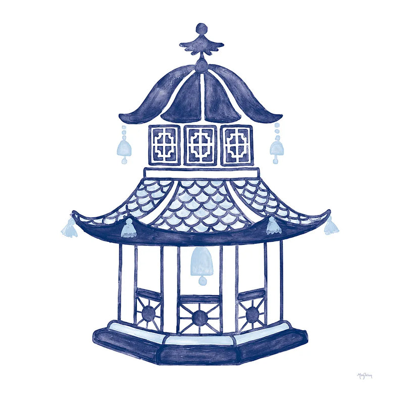 Everyday Chinoiserie III by Mary Urban. SKU 46781a. Archival Giclee Fine art print for wall decor.