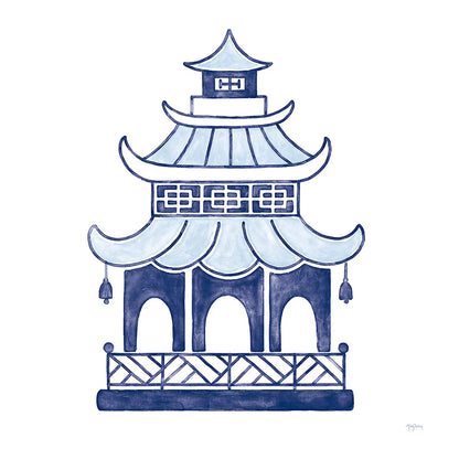 Everyday Chinoiserie IV  by Mary Urban. SKU 46782a. Archival Giclee Fine art print for wall decor.