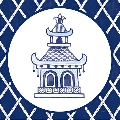 Everyday Chinoiserie V by Mary Urban. SKU 46783a. Archival Giclee Fine art print for wall decor.