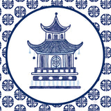 Everyday Chinoiserie VI by Mary Urban. SKU 46784a. Archival Giclee Fine art print for wall decor.