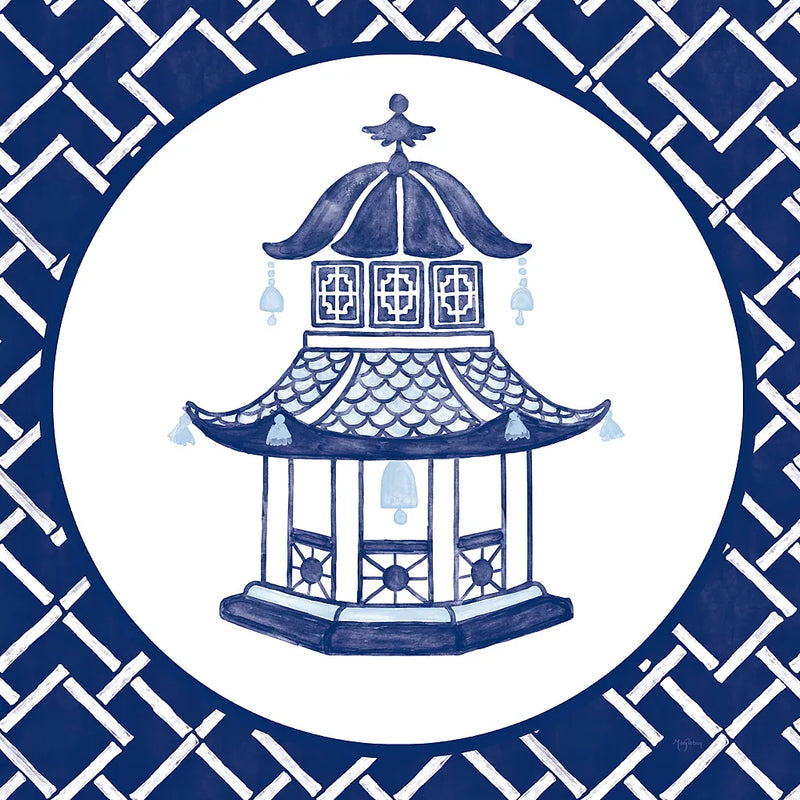 Everyday Chinoiserie VII by Mary Urban. SKU 46785a. Archival Giclee Fine art print for wall decor.