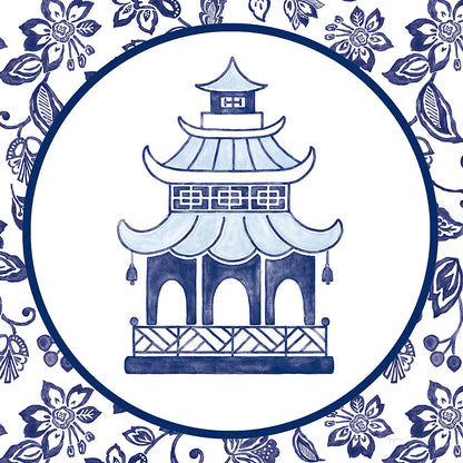 Everyday Chinoiserie VIII by Mary Urban. SKU 46786a. Archival Giclee Fine art print for wall decor.