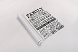 Family Rules II by Mary Urban. shown as a rolled paper print. Available as archival giclee rolled canvas, fine art paper, or poster print. SKU 28595h.