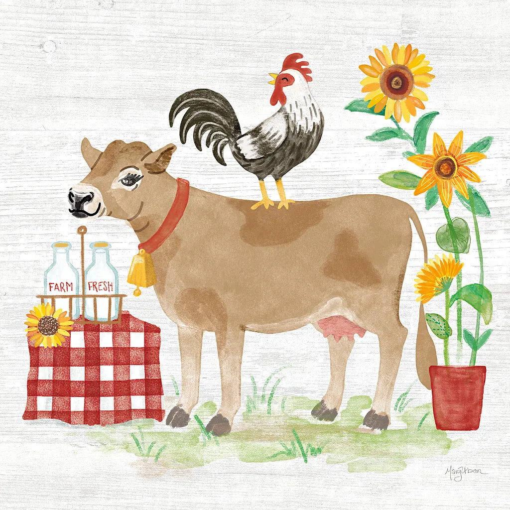 Farm Market II by Mary Urban. SKU 52804a. Archival Giclee Fine art print for wall decor.