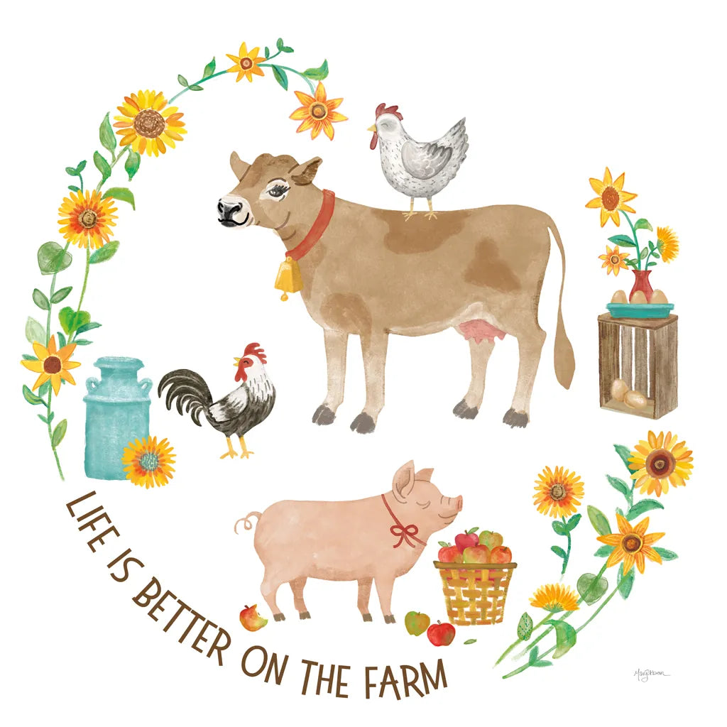 Farm Market VI by Mary Urban. SKU 101771a. Archival Giclee Fine art print for wall decor.