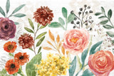 Flower Fest I by Mary Urban. SKU 59084i. Archival Giclee Fine art print for wall decor.