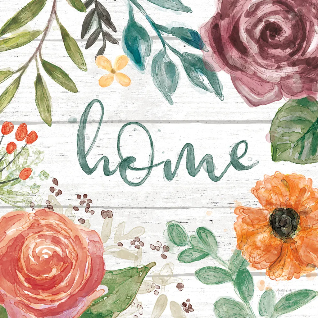 Flower Fest II by Mary Urban. SKU 59085a. Archival Giclee Fine art print for wall decor.