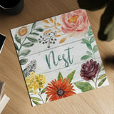 Flower Fest III by Mary Urban. Shown as a detailed flat fine art print, highlighting archival giclee quality. Available as an archival giclee rolled canvas, fine art paper, or poster print. SKU 59086a.