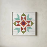 Flower Fest VII by Mary Urban. Shown in a crisp white glass frame for a clean and minimalist style. Available as an archival giclee rolled canvas, fine art paper, or poster print. SKU 59090a.