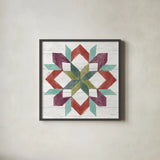 Flower Fest VIII by Mary Urban. Shown in a sleek black glass frame for a contemporary gallery look. Available as an archival giclee rolled canvas, fine art paper, or poster print. SKU 59091a.