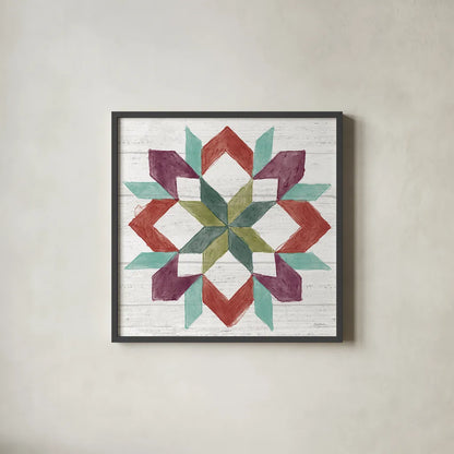 Flower Fest VIII by Mary Urban. Shown in a sleek black glass frame for a contemporary gallery look. Available as an archival giclee rolled canvas, fine art paper, or poster print. SKU 59091a.