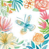 Flower Fun II by Mary Urban. SKU 79602a. Archival Giclee Fine art print for wall decor.