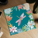 Flower Fun III Dark by Mary Urban. Shown as a detailed flat fine art print, highlighting archival giclee quality. Available as an archival giclee rolled canvas, fine art paper, or poster print. SKU 82747a.