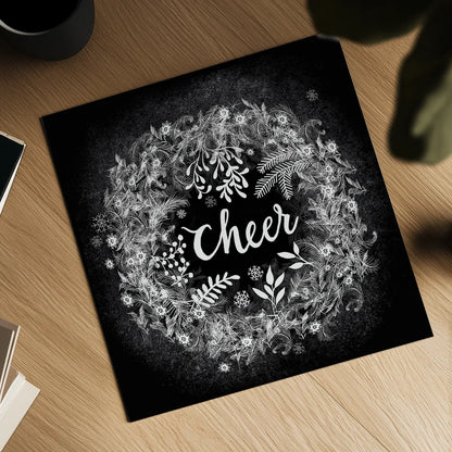 Frosty Cheer by Mary Urban. Shown as a detailed flat fine art print, highlighting archival giclee quality. Available as an archival giclee rolled canvas, fine art paper, or poster print. SKU 29180a.
