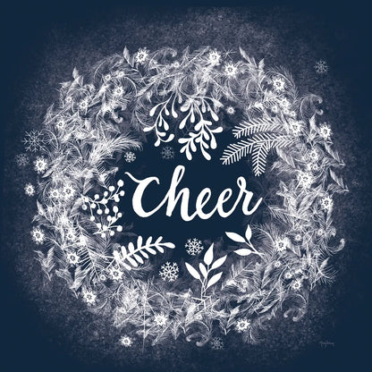Frosty Cheer Blue by Mary Urban. SKU 65295a. Archival Giclee Fine art print for wall decor.