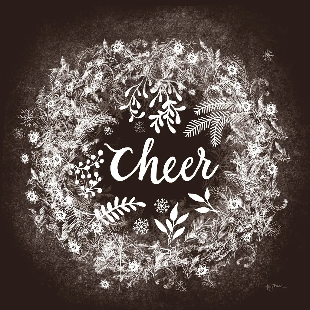 Frosty Cheer Brown by Mary Urban. SKU 57728a. Archival Giclee Fine art print for wall decor.
