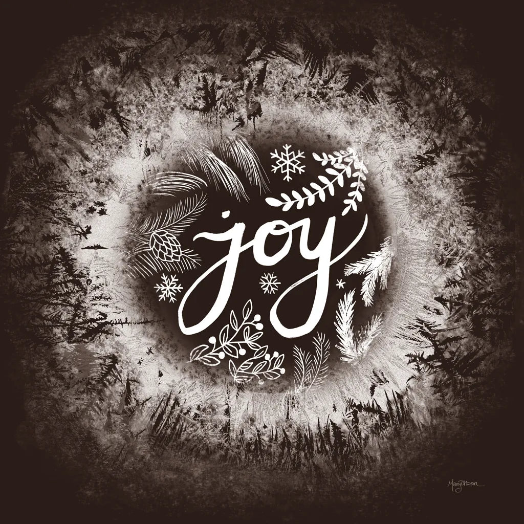 Frosty Joy Brown by Mary Urban. SKU 57729a. Archival Giclee Fine art print for wall decor.