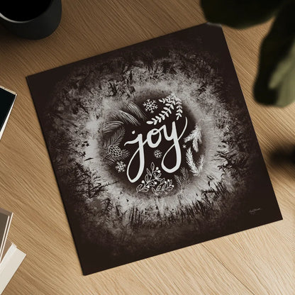 Frosty Joy Brown by Mary Urban. Shown as a detailed flat fine art print, highlighting archival giclee quality. Available as an archival giclee rolled canvas, fine art paper, or poster print. SKU 57729a.