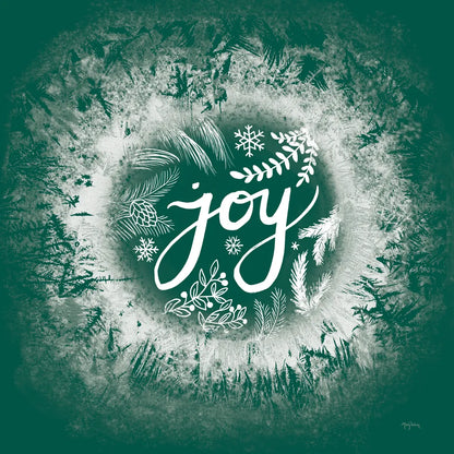 Frosty Joy Green by Mary Urban. SKU 65296a. Archival Giclee Fine art print for wall decor.