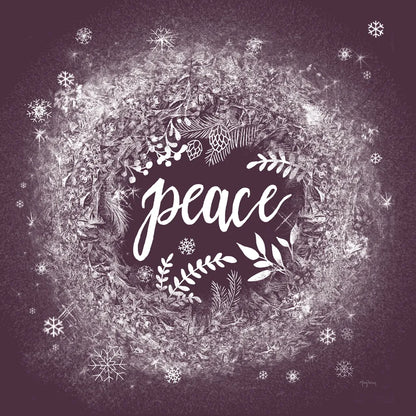 Frosty Peace Plum by Mary Urban. SKU 65297a. Archival Giclee Fine art print for wall decor.