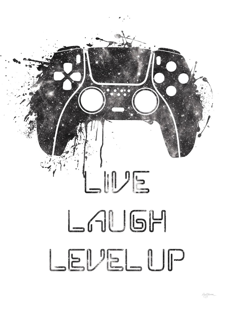 Gamer Splash II Live BW by Mary Urban