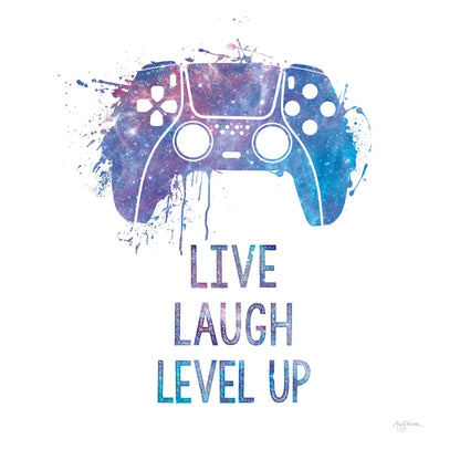 Gamer Splash II Live Sq by Mary Urban. SKU 86625a. Archival Giclee Fine art print for wall decor.