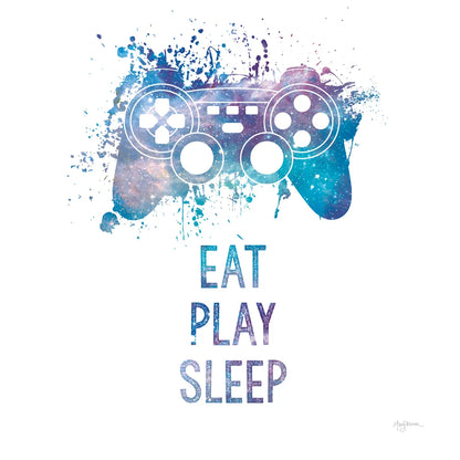 Gamer Splash III Play Sq by Mary Urban. SKU 86626a. Archival Giclee Fine art print for wall decor.