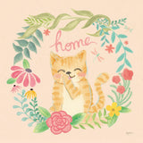 Garden Friends III by Mary Urban. SKU 28585a. Archival Giclee Fine art print for wall decor.