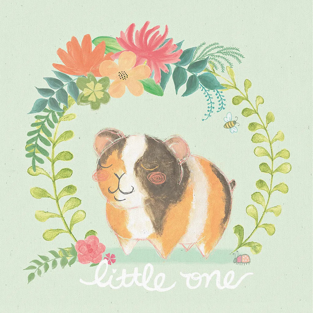 Garden Friends IV by Mary Urban. SKU 28586a. Archival Giclee Fine art print for wall decor.